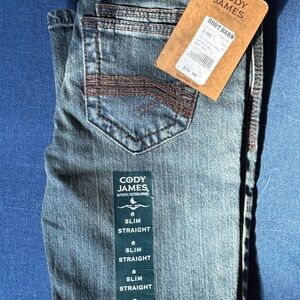 Cody James Kids' Slim Straight Blue Jeans